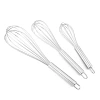 8-inch, 10-inch, 12-inch manual egg beater, stainless steel multi-purpose cream egg white whipper, hand-held mixer for baking Item Picture